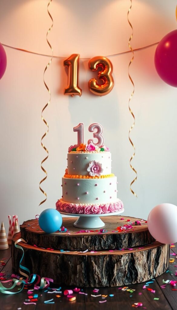 13th birthday cake