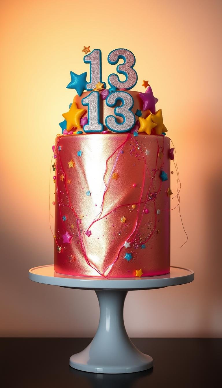 13th birthday cake