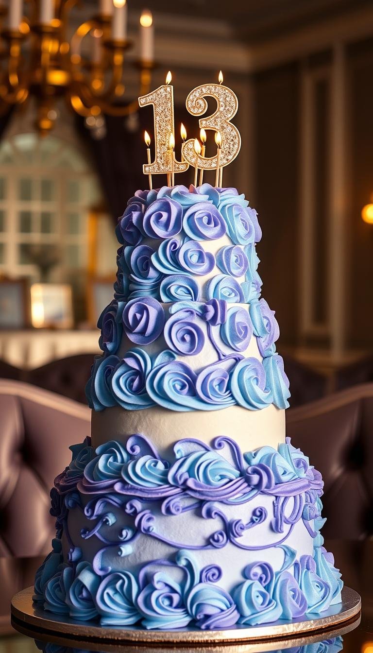 13th birthday cake