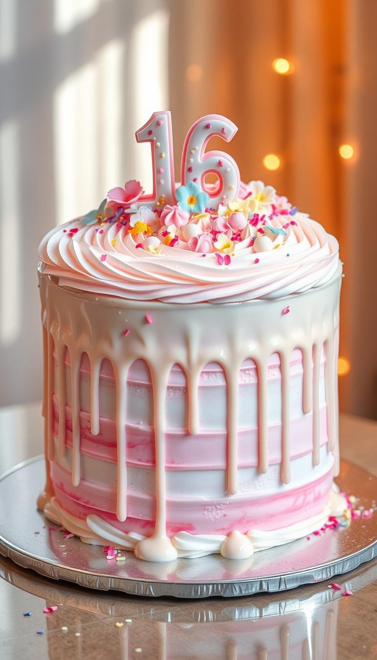16th birthday cake