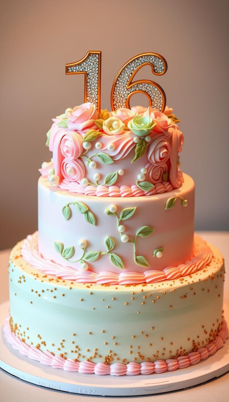 16th birthday cake