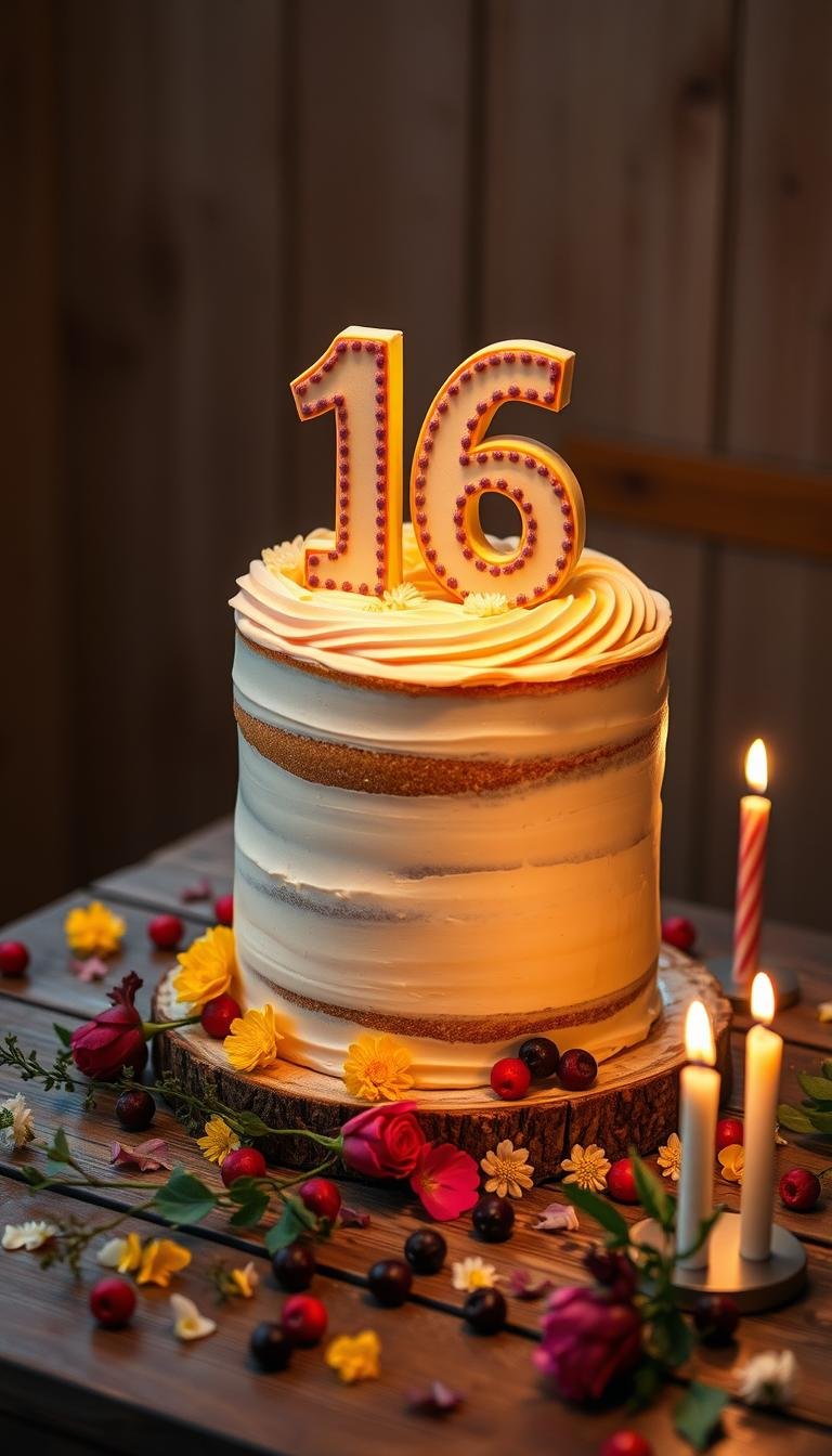16th birthday cake