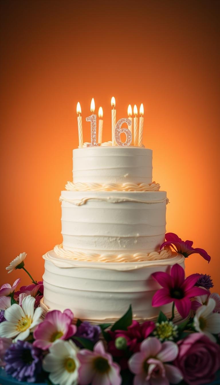16th birthday cake