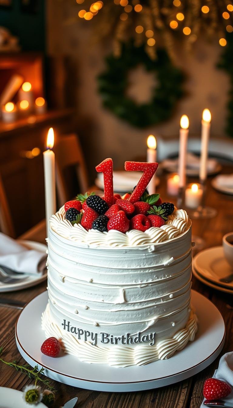 17 birthday cake