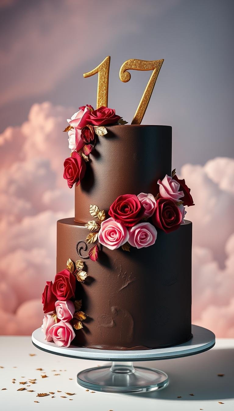 17th birthday cake