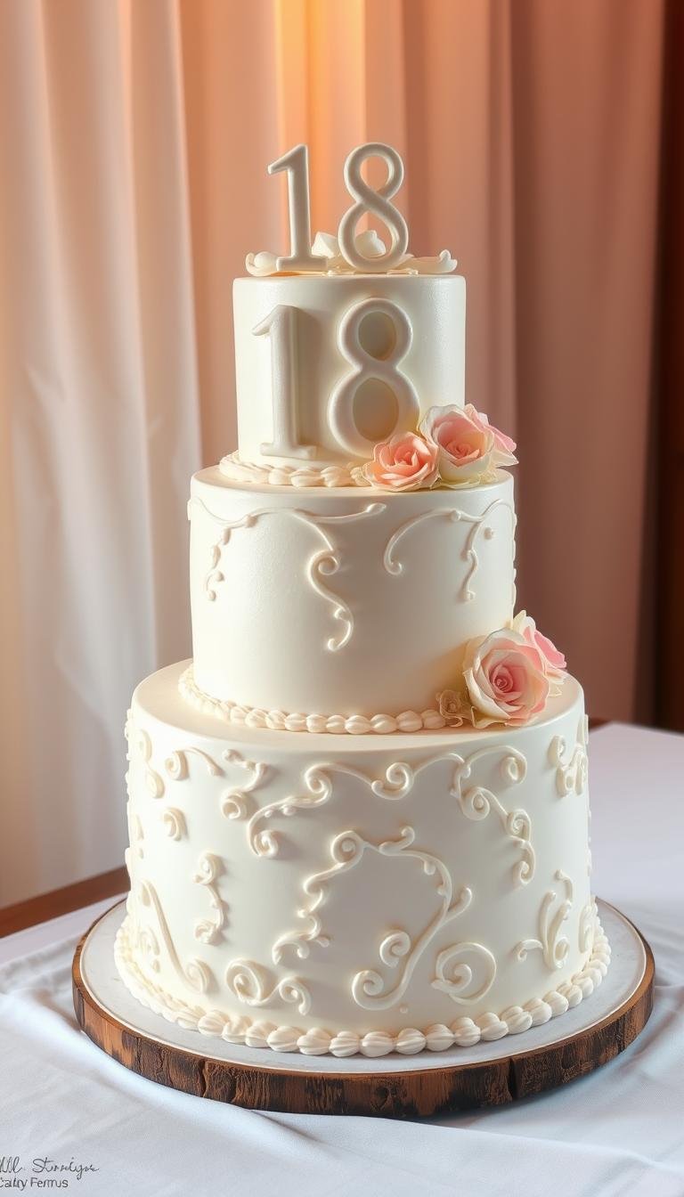 18th birthday cake