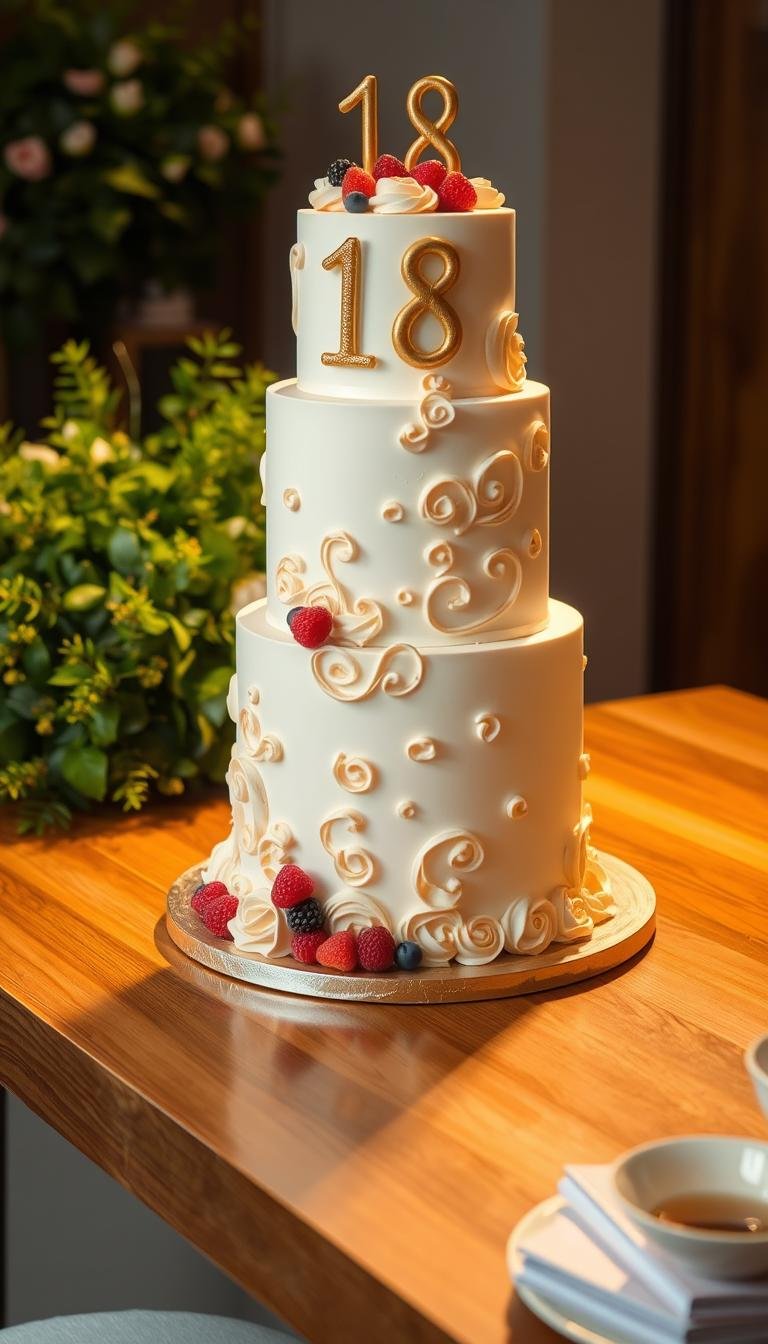 18th birthday cake