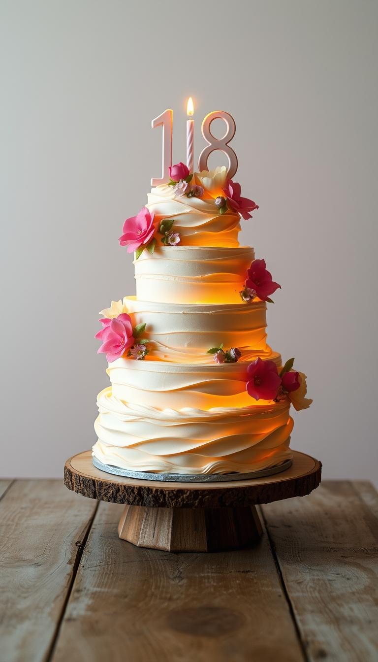 18th birthday cake