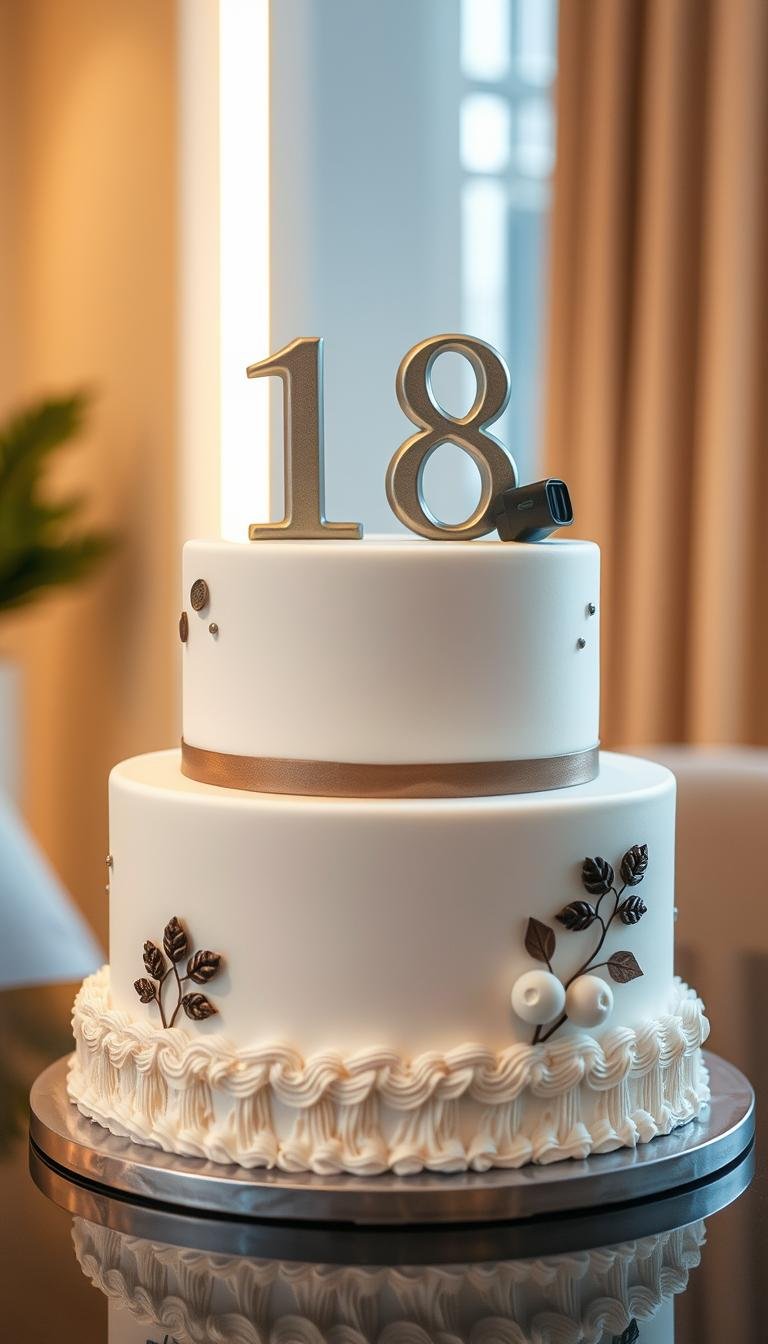 18th birthday cake boys