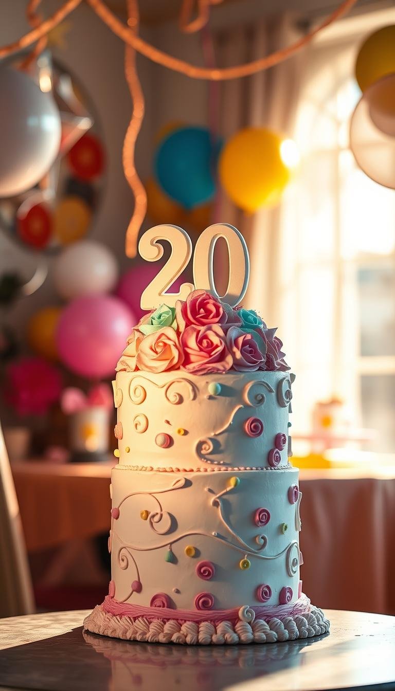 20 birthday cake