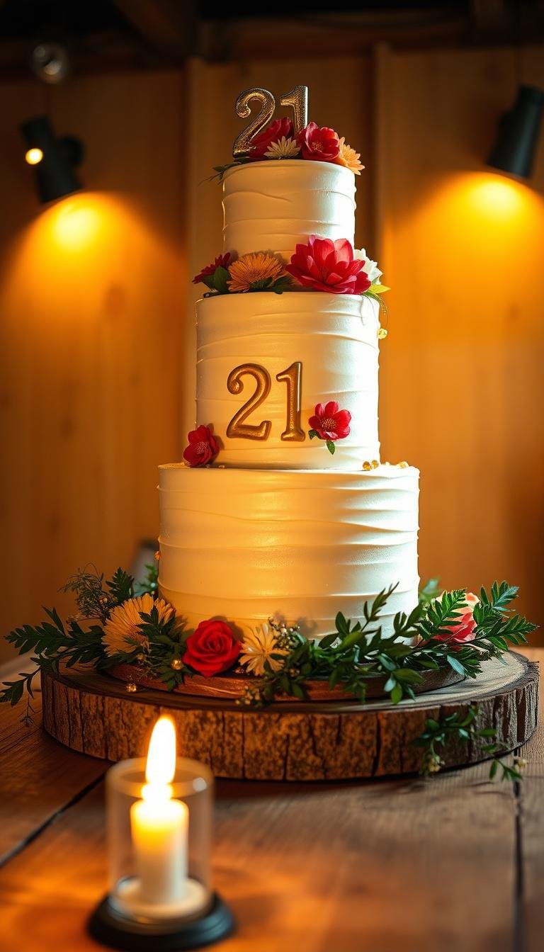 21st birthday cake