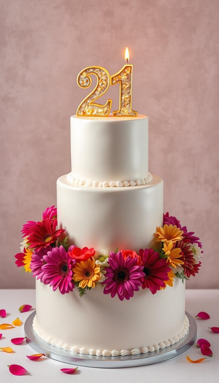 21st birthday cake
