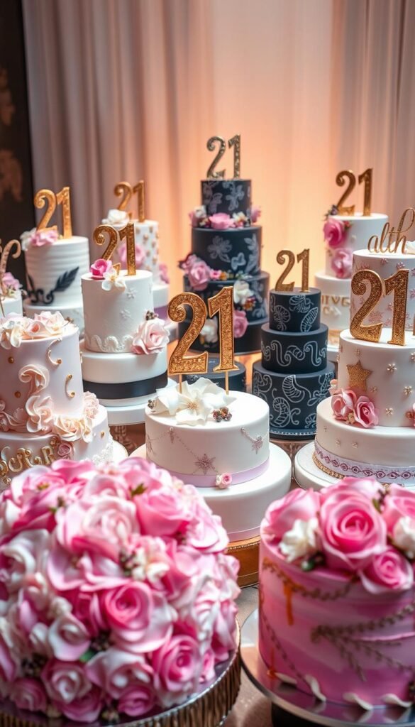 21st birthday cake ideas
