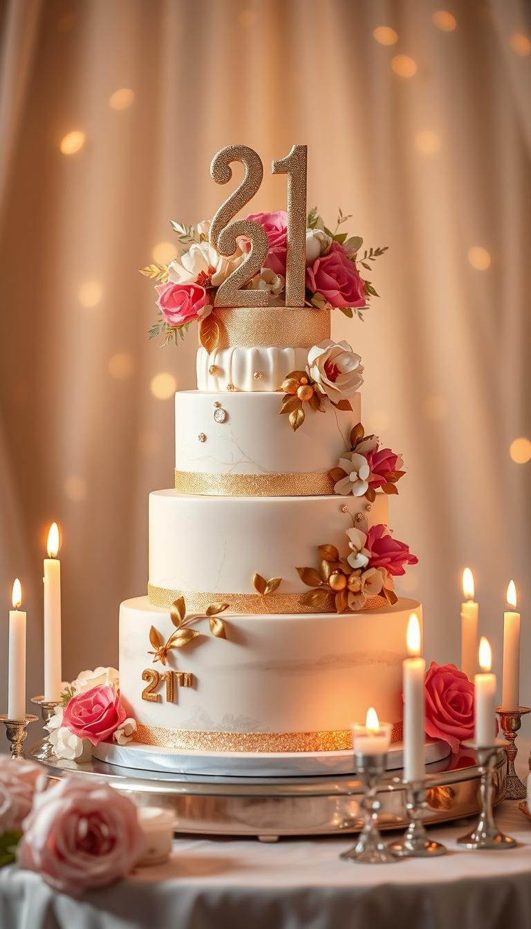 21st birthday cake ideas