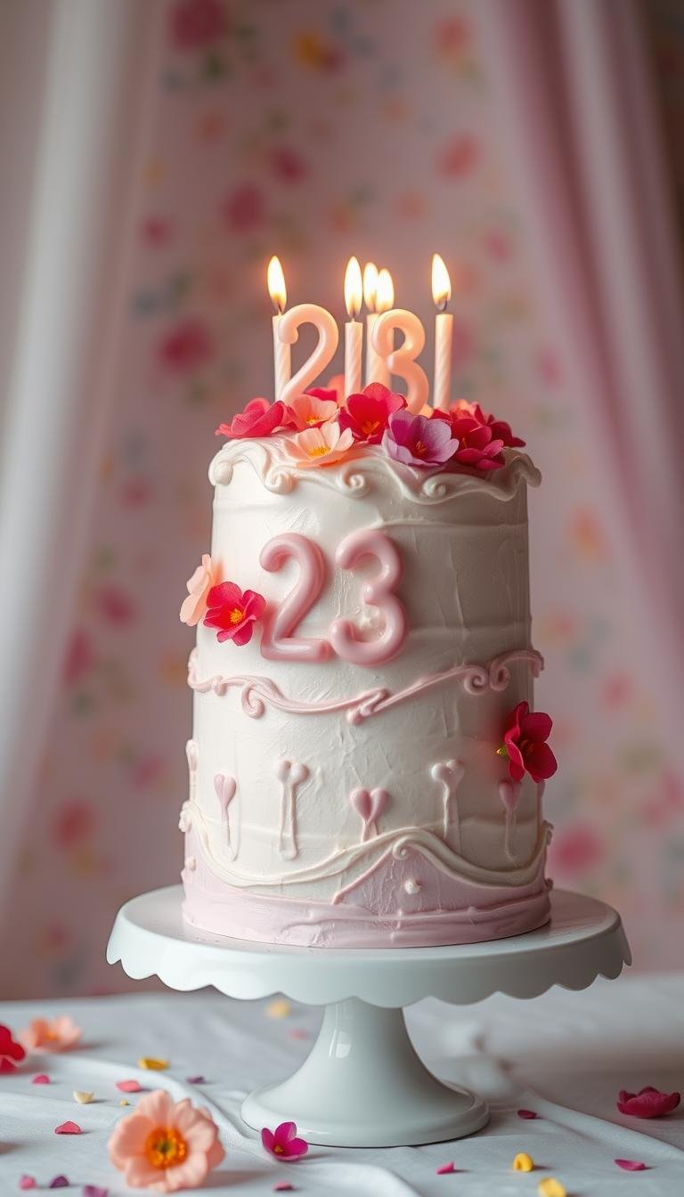 23rd birthday cake
