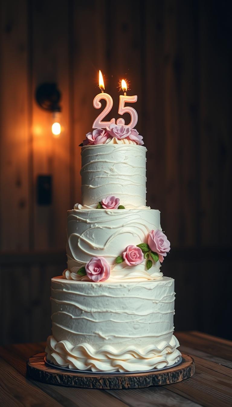 25th birthday cake