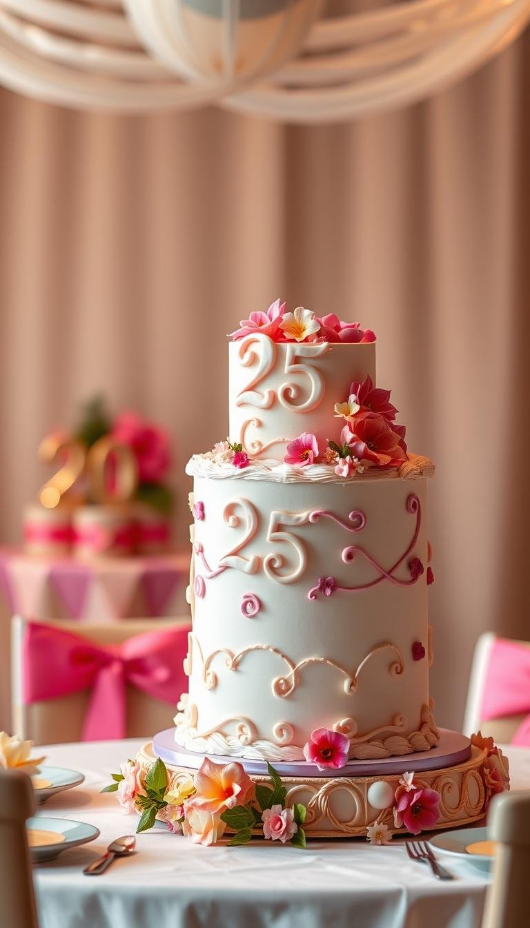 25th birthday cake