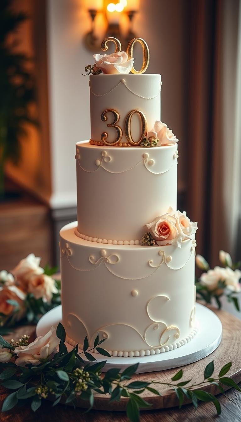 30th birthday cake for women