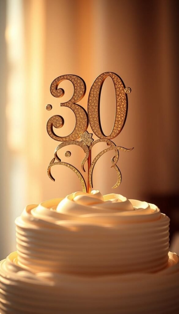 30th birthday cake topper