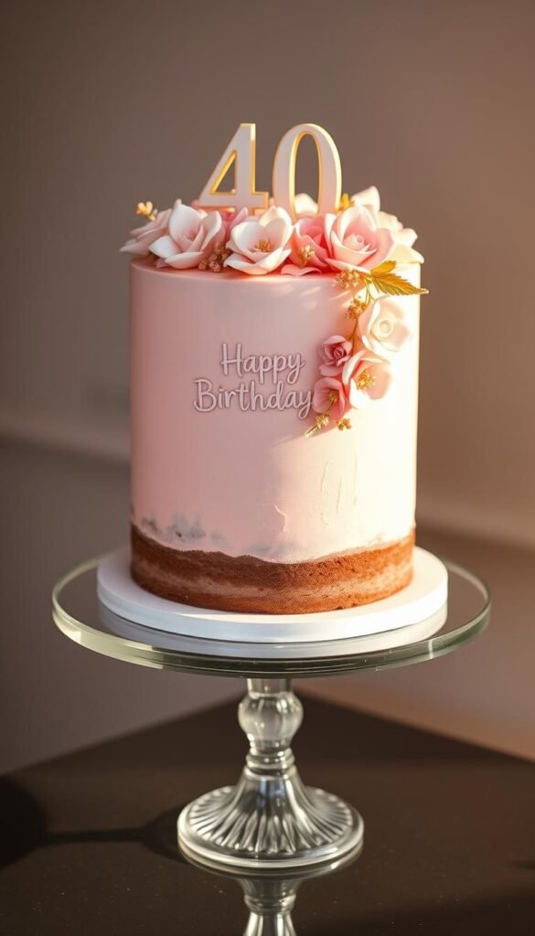 40th birthday cake