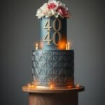 40th birthday cake for men
