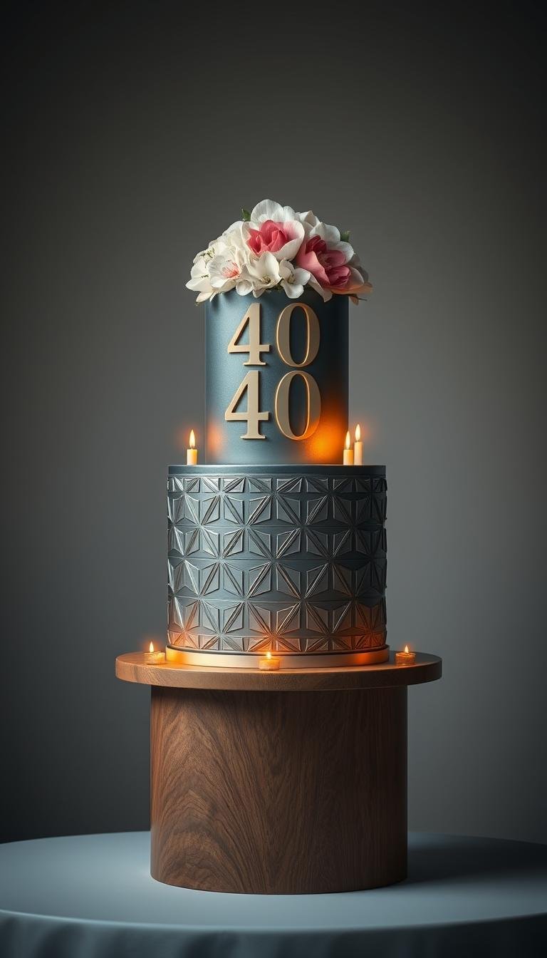 40th birthday cake for men