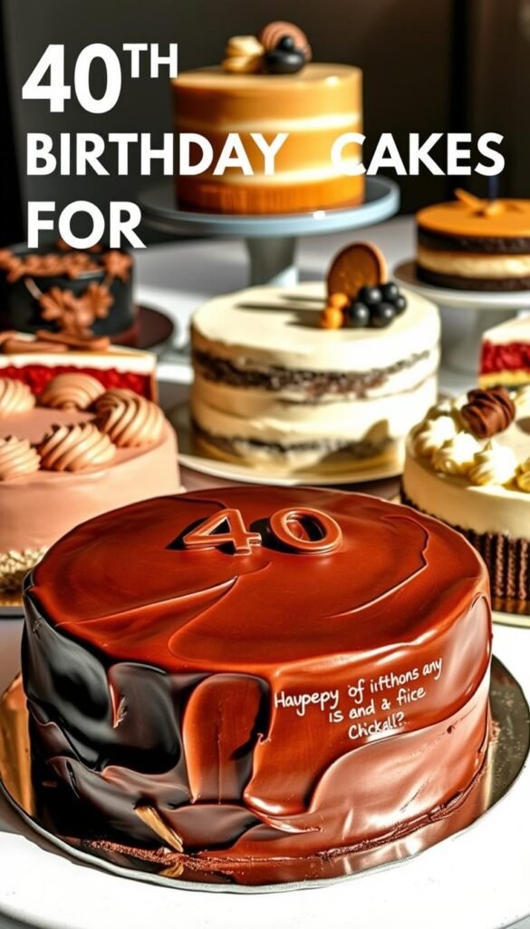 40th birthday cakes