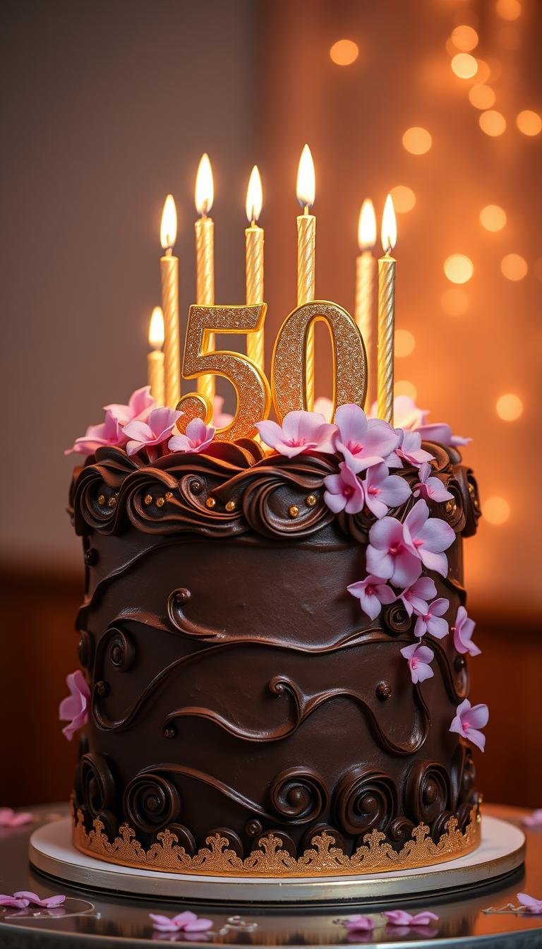 50th birthday cake