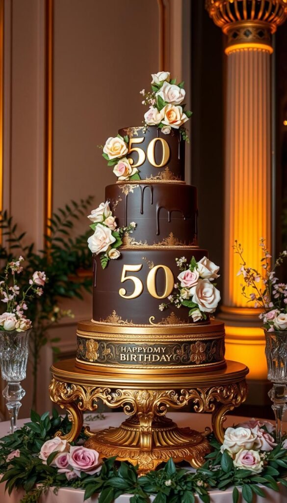 50th birthday cake 50th birthday cake
