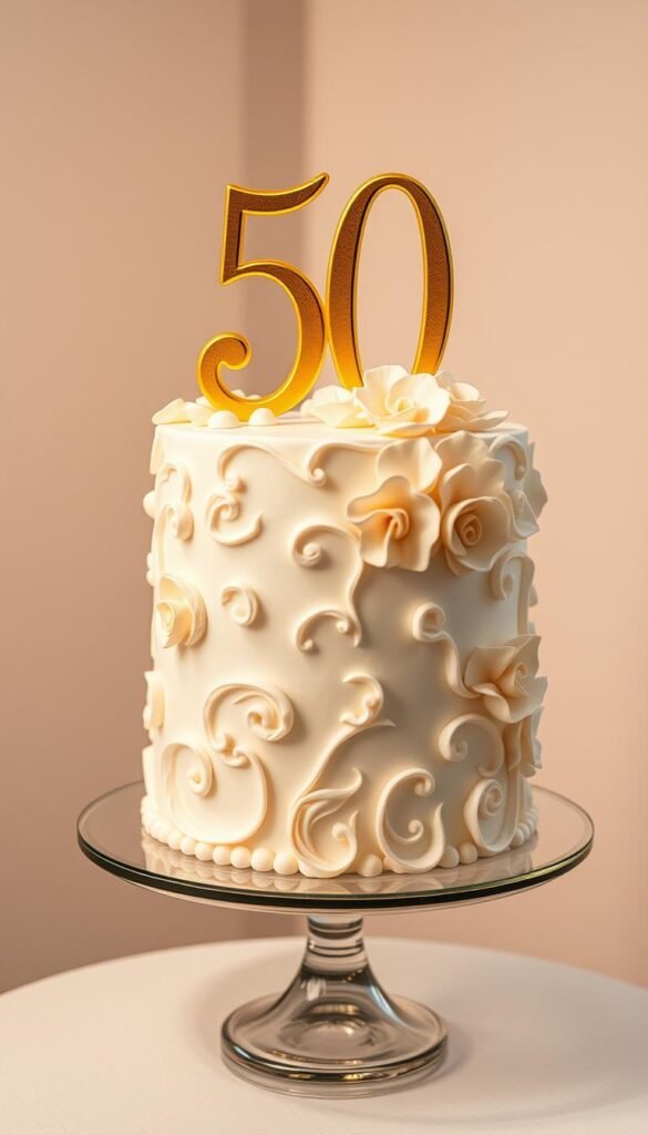 50th birthday cake