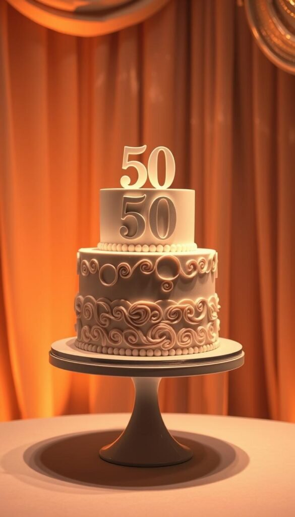50th birthday cake