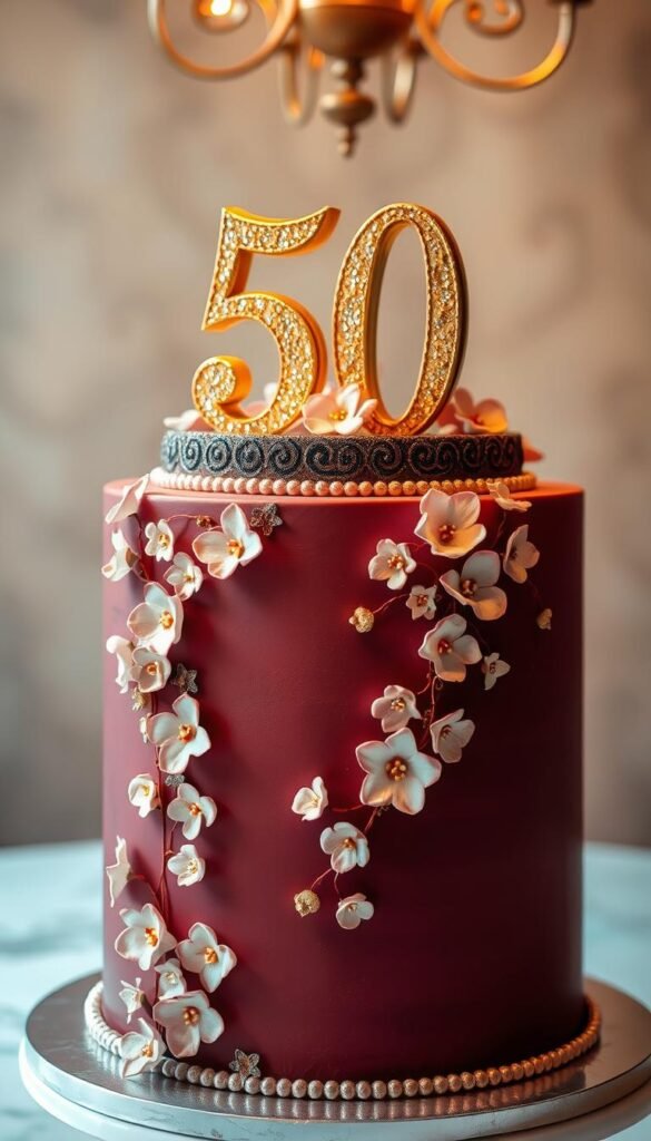 50th birthday cake