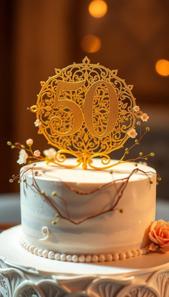 50th birthday cake topper 50th birthday cake topper