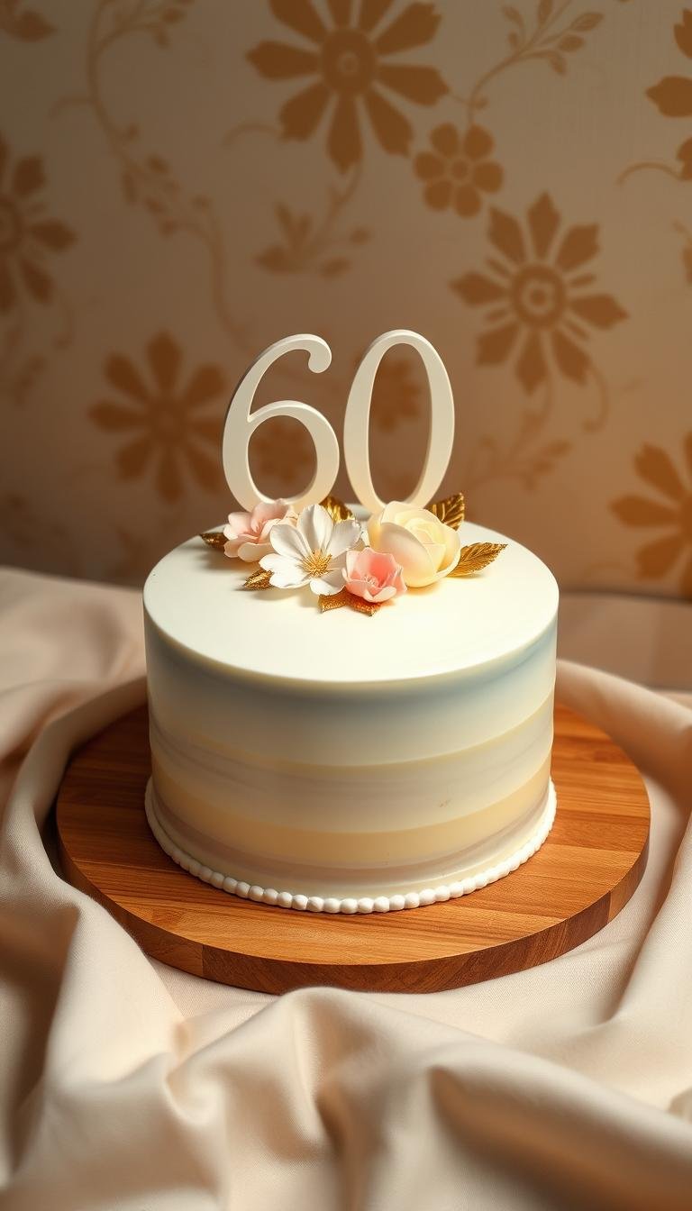 60th birthday cake