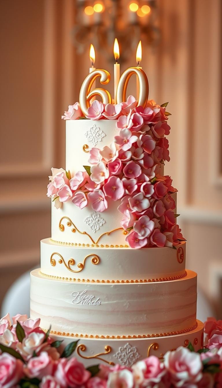 60th birthday cake