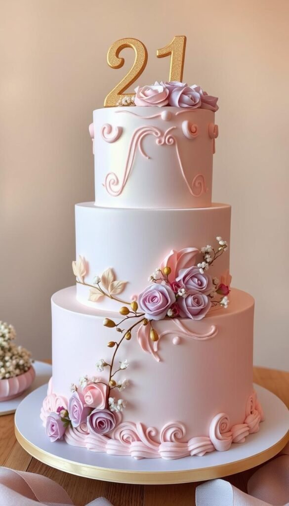 Customize 21st birthday cake