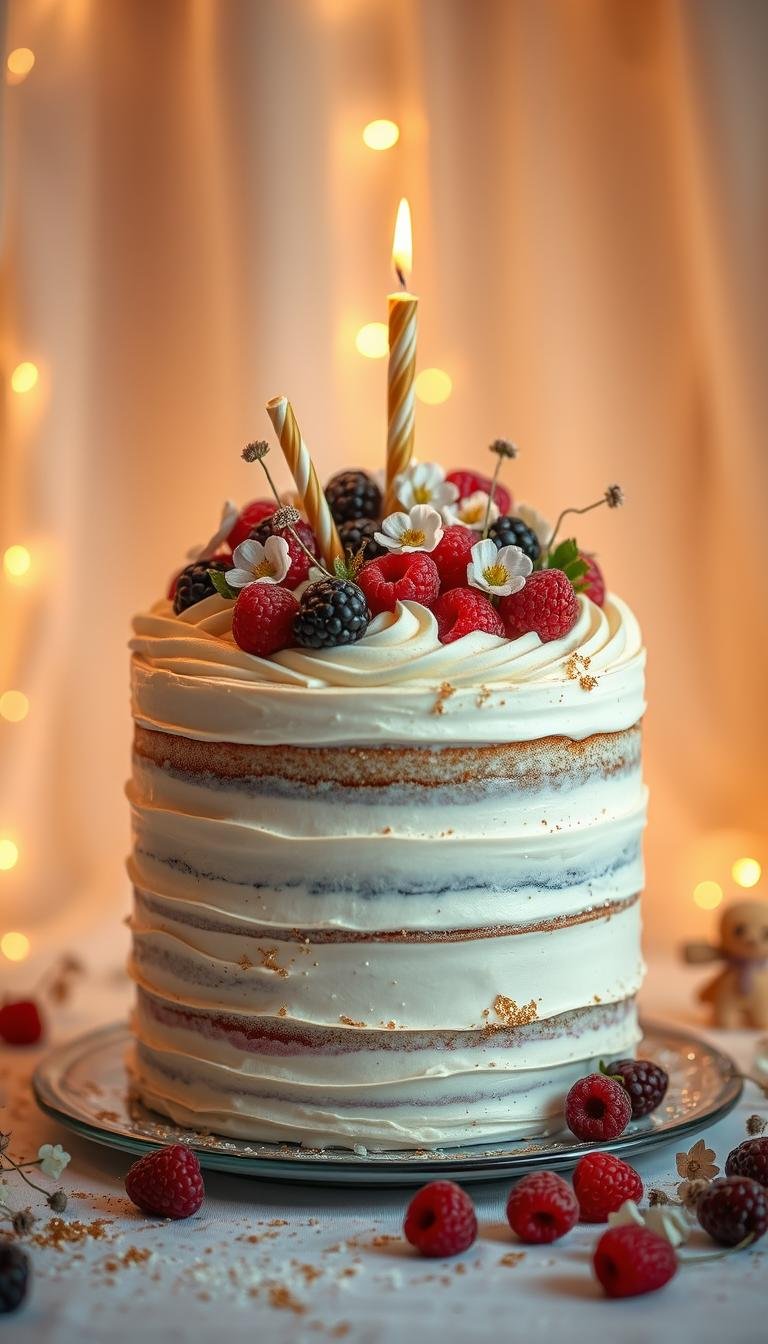 birthday cake aesthetic