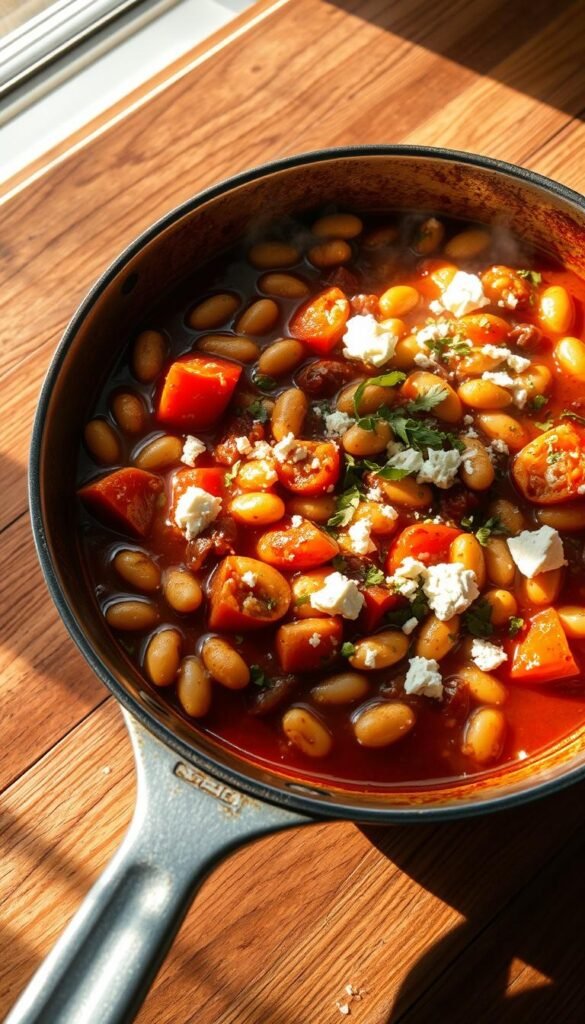 butter bean tomato skillet stew