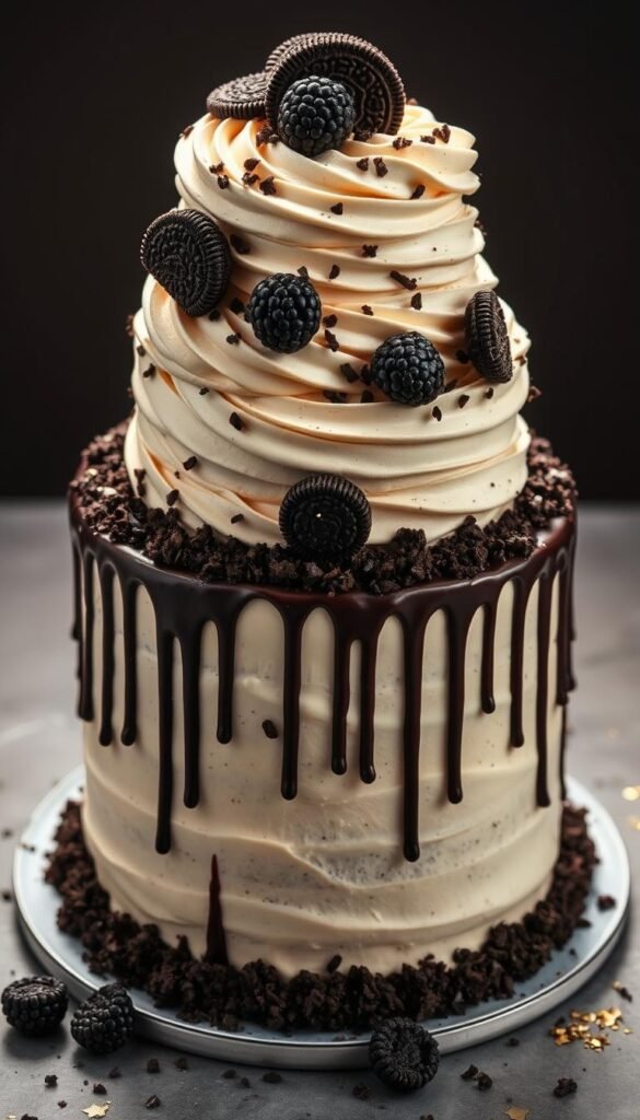 cookies-and-cream drip cake cookies-and-cream drip cake
