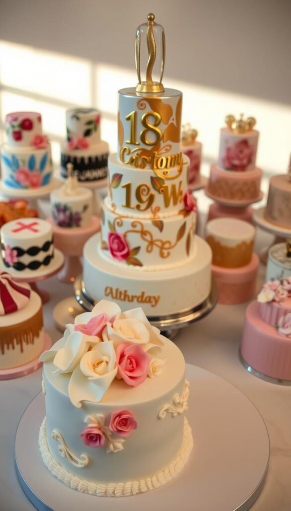 custom 18th birthday cakes