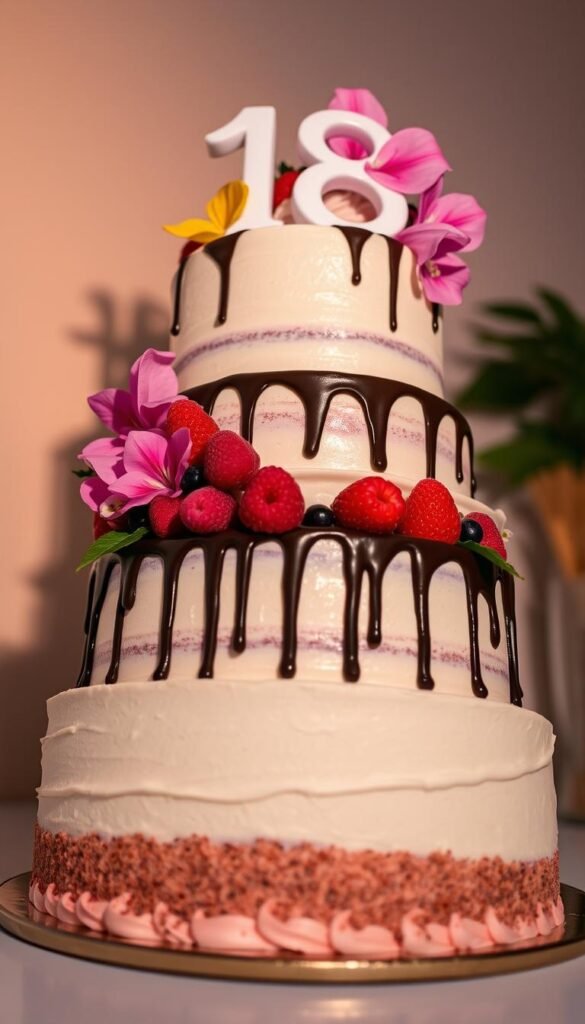 flavor pairings 18th birthday cake