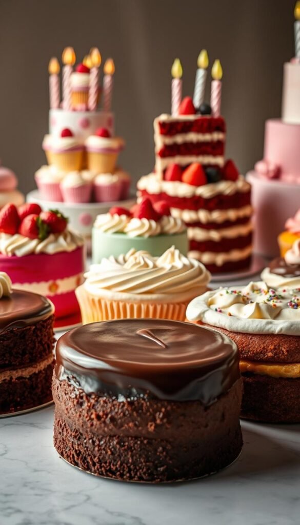 flavors sizes finishes cakes