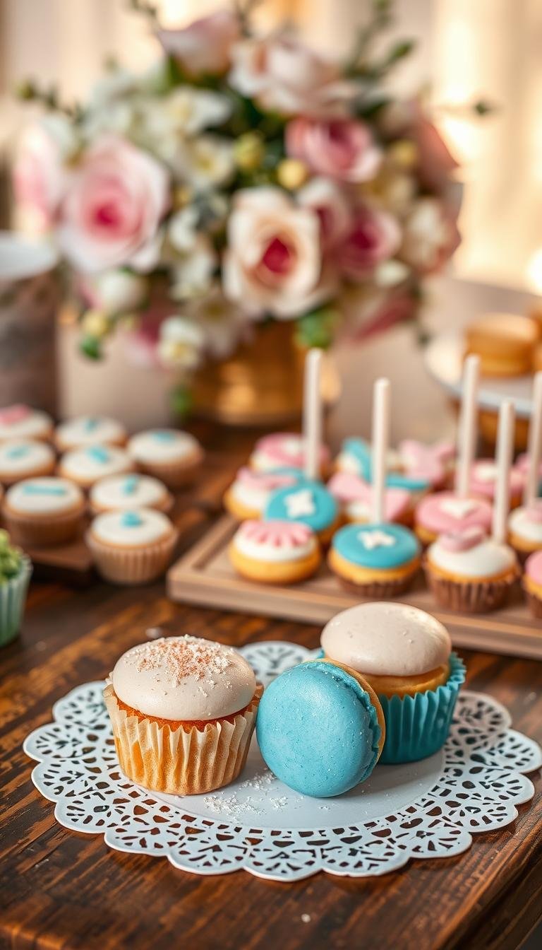 gender reveal party snacks cute ideas