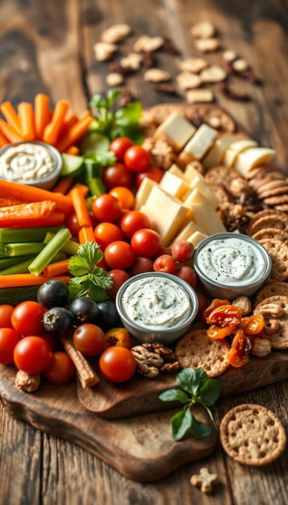 grazing board with pregnancy-safe bites grazing board with pregnancy-safe bites