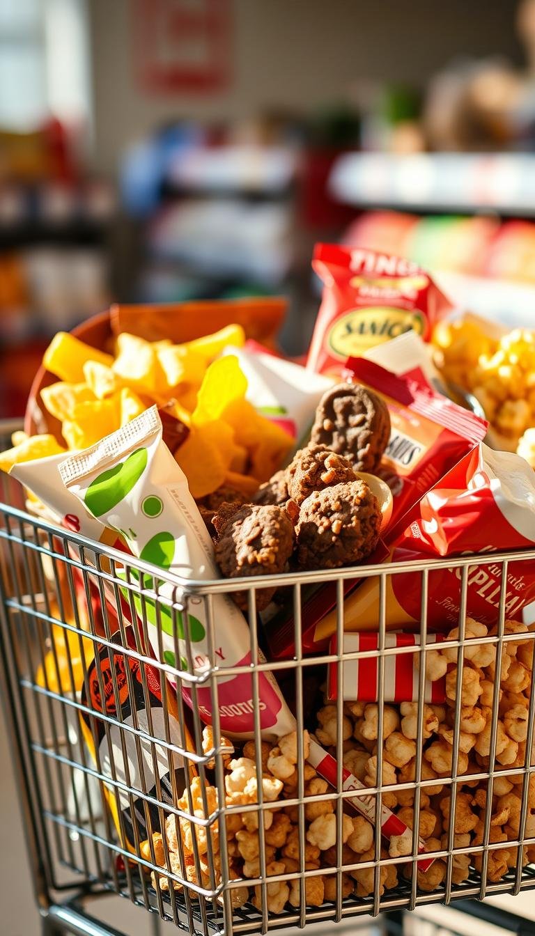 grocery list ideas snacks