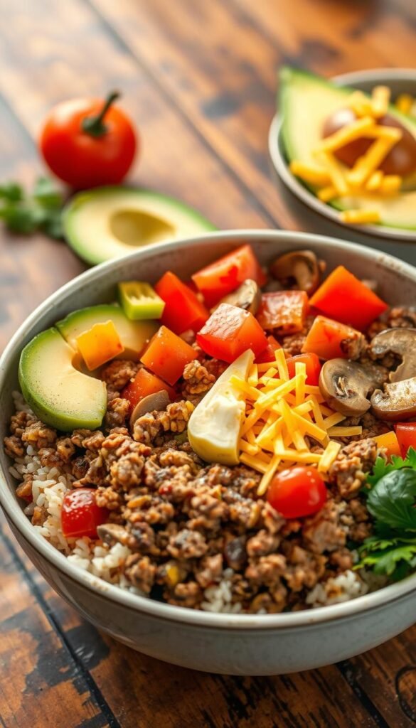 ground beef bowl ground beef bowl