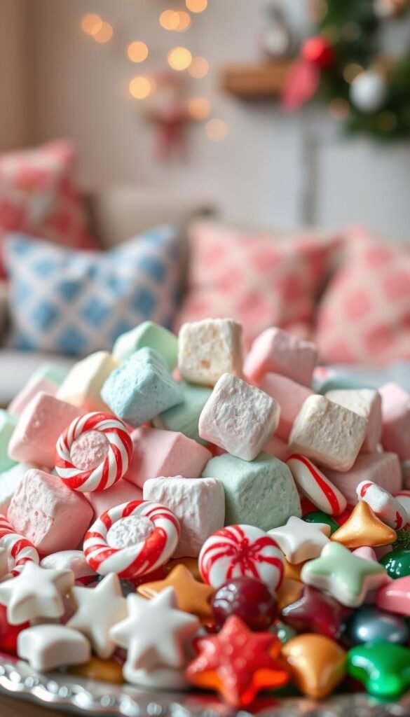 marshmallows mints candy