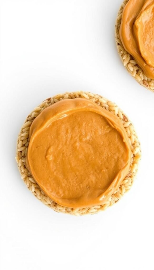 peanut butter on rice cakes peanut butter on rice cakes