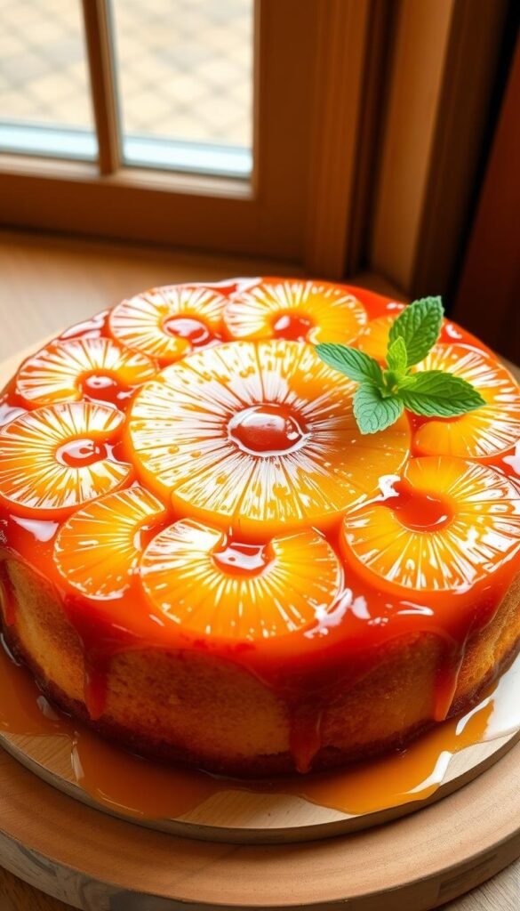 pineapple upside-down cake pineapple upside-down cake