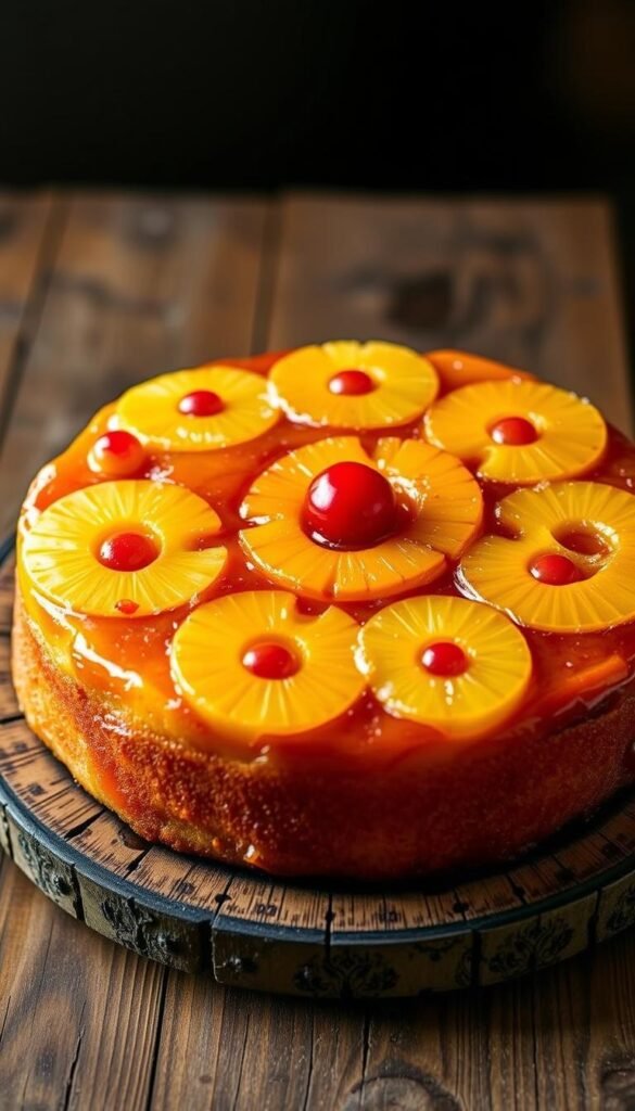pineapple upside-down cake pineapple upside-down cake